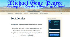 Desktop Screenshot of michaelgenepearce.com